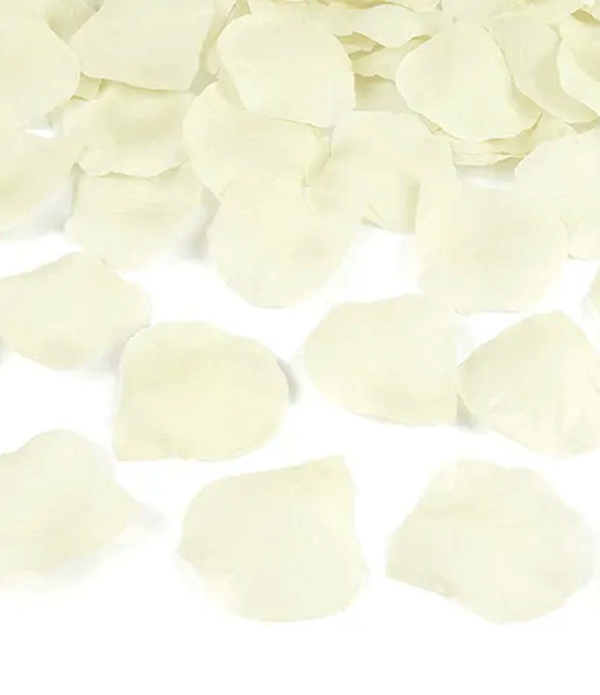 Tuba strzelająca KONFETTI 60cm PŁATKI RÓŻ- ecru