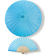 Parasolka + wachlarz BLUE