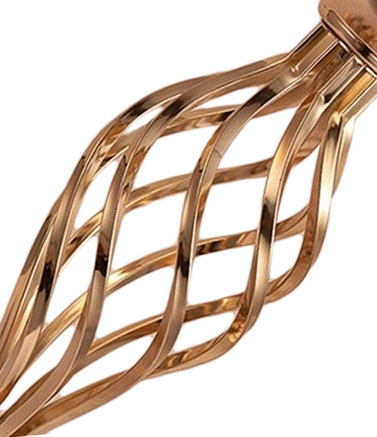 Stojak na kwiaty złoty KIELICH kwietnik 52cm