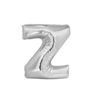 Balon foliowy 40cm - srebrna litera Z