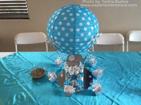 Lampion KULA papier DOT 30cm - różowy