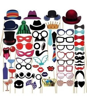 Gadżety do FOTOBUDKI - 58szt