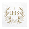 Serwetki komunijne IHS 10szt.