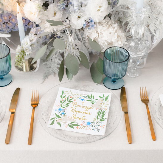 Serwetki komunijne BOHO 20szt.