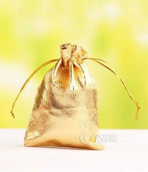 Woreczek 7x9cm - ZŁOTY