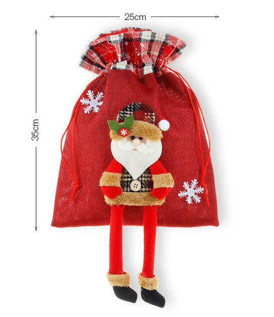 Woreczek na prezenty DUŻY 25x35cm