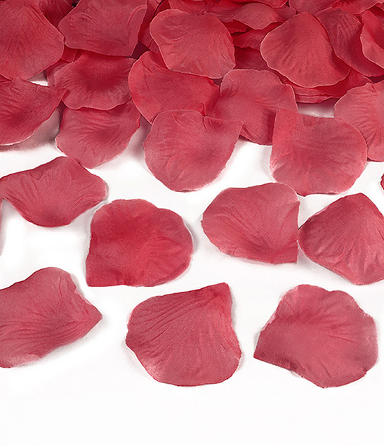 Tuba strzelająca KONFETTI 60cm PŁATKI RÓŻ- bordo