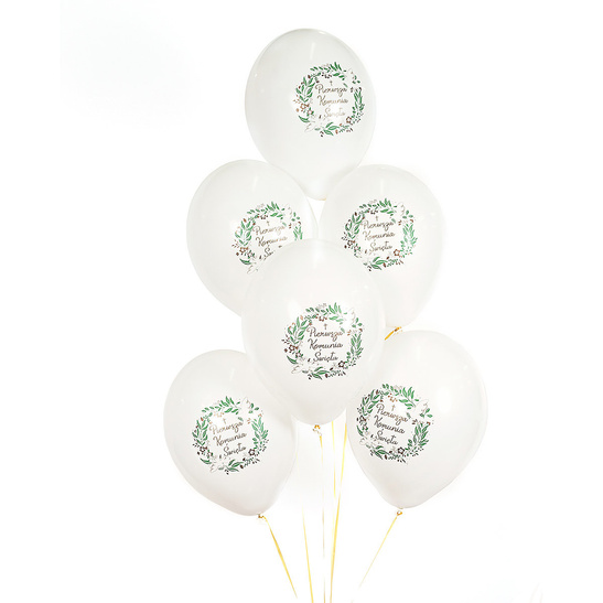 Balony na I Komunię Świętą BOHO 6szt.