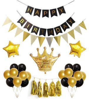 Urodzinowy zestaw balonów KORONA