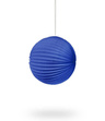 Lampion AKORDEON 20cm - chabrowy navy