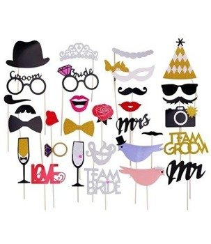 Gadżety do FOTOBUDKI - 31szt