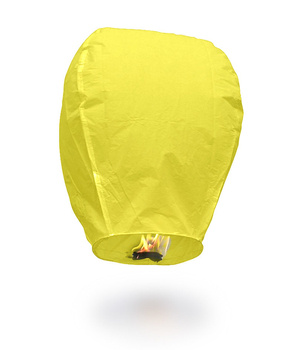 Lampion latający SkyWish - żółty