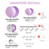 ZESTAW girlanda balonowa WRZOS LAWENDA 101szt
