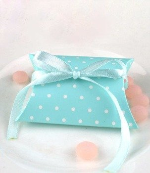 Pudełeczko prezentowe PILOW - niebieskie