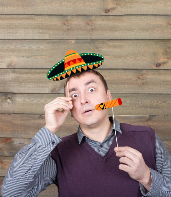 Gadżety do FOTOBUDKI MEXICAN - 45 szt