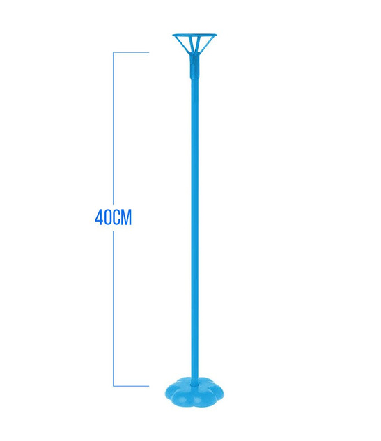 Stojak do balonów 40cm - niebieski