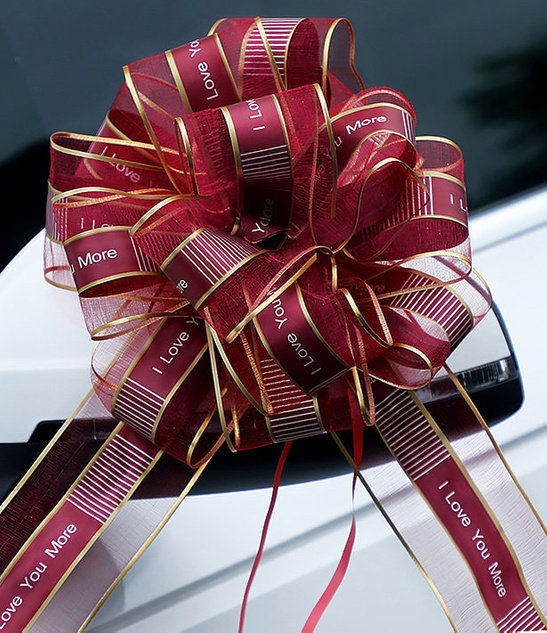 Kokarda dekoracyjna ściągana duża