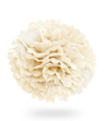 Pompon z bibuły KULA 40cm - ecru