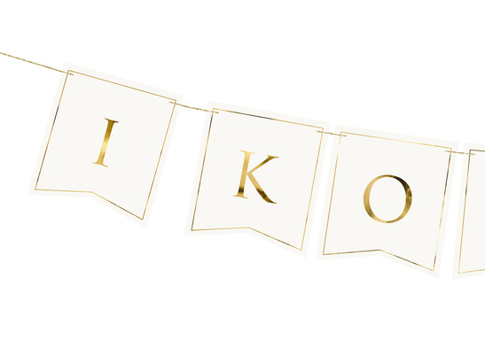 Girlanda baner I Komunia Święta