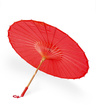 Parasolka chińska czerwona