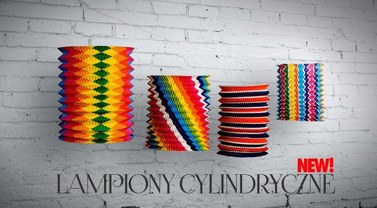 Lampion AKORDEON cylinder - 20cm