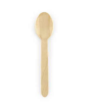 Łyżki drewniane naturalne 100szt