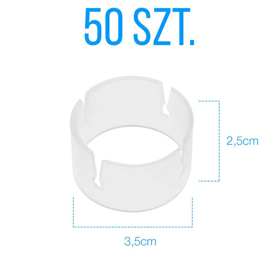 Łączniki klipsy do tworzenia kolumn balonowych 50 szt