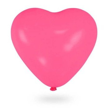Balon lateksowy SERCE GIGANT  - różowy