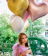 Balon foliowy metalizowany serce GIGANT 75cm