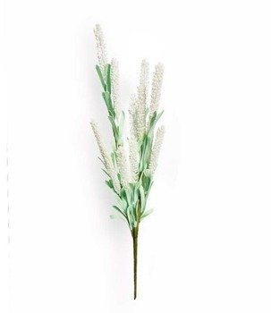 Sztuczna gałązka bukiet z wrzosów - biały