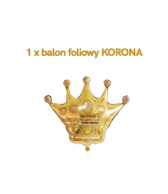 Urodzinowy zestaw balonów KORONA