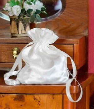 Mieszek atłasowy - biały