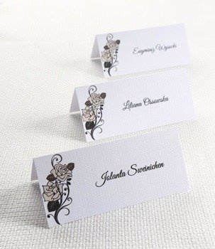 Wizytówka personalizowana - róża II