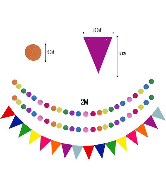 Zestaw imprezowy kolorowy DUŻY