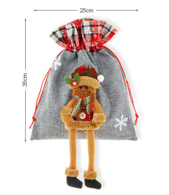 Woreczek na prezenty DUŻY 25x35cm