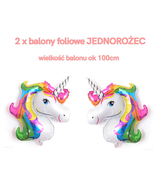 Girlanda z balonów zestaw jednorożec Unicorn