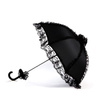 Parasolka z koronką BRIDGET - czarna