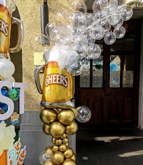 Balon BOBO 10 cm Transparentny – Najmniejszy Zestaw 10 szt. na Hel