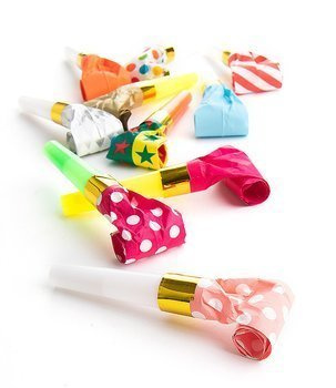 Gwizdki urodzinowe  - 10szt