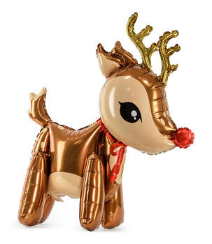 BALON foliowy świąteczny Renifer 50x62cm