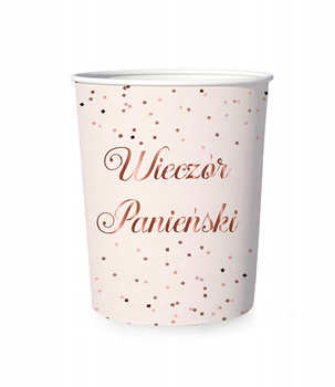 Kubki Papierowe na Wieczór Panieński 250 ml – 6 sztuk