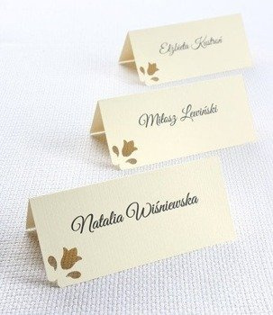 Wizytówka personalizowana - wycięty kwiat