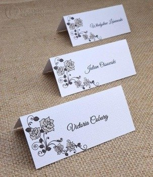 Wizytówka personalizowana - róża