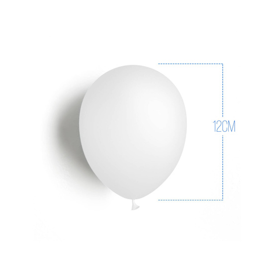 Balony lateksowe 12cm - 200 szt. - białe