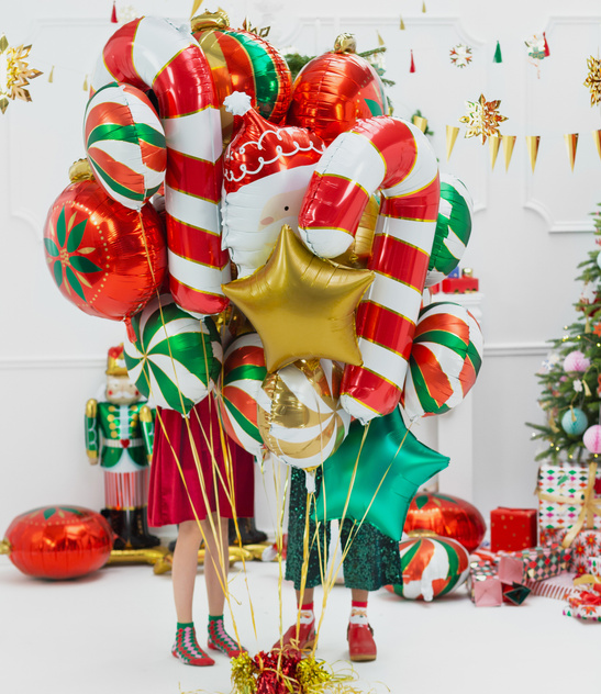 Balon foliowy laska cukrowa WIELKI 50 x 82cm