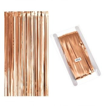 Kurtyna dekoracyjna Premium - różowe złoto