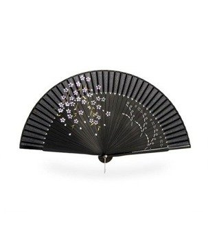 Wachlarz ORIENTALNY czarny