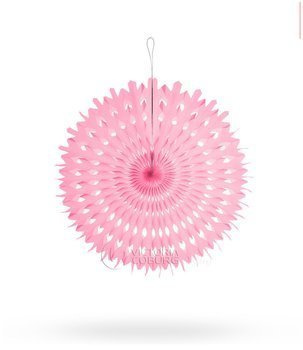 Rozeta PŁATEK 20cm - różowa