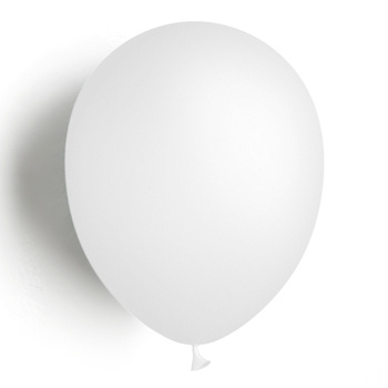 Balon lateksowy 45cm biały - 1szt.