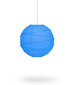 Lampion asymetryczny 20cm - niebieski